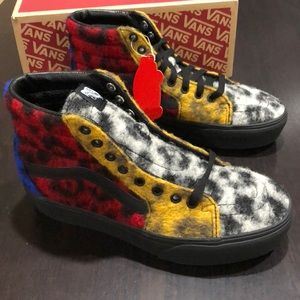 vans sk8 hi platform leopard